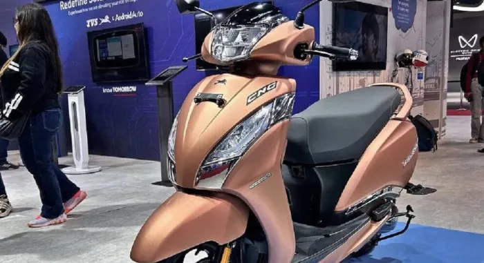 TVS Jupiter CNG Bike